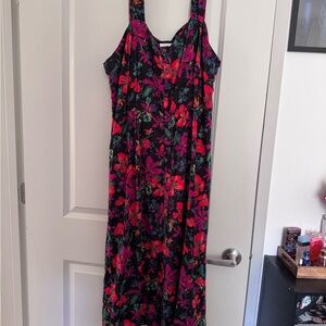Ava & Viv Colorful Floral Dress